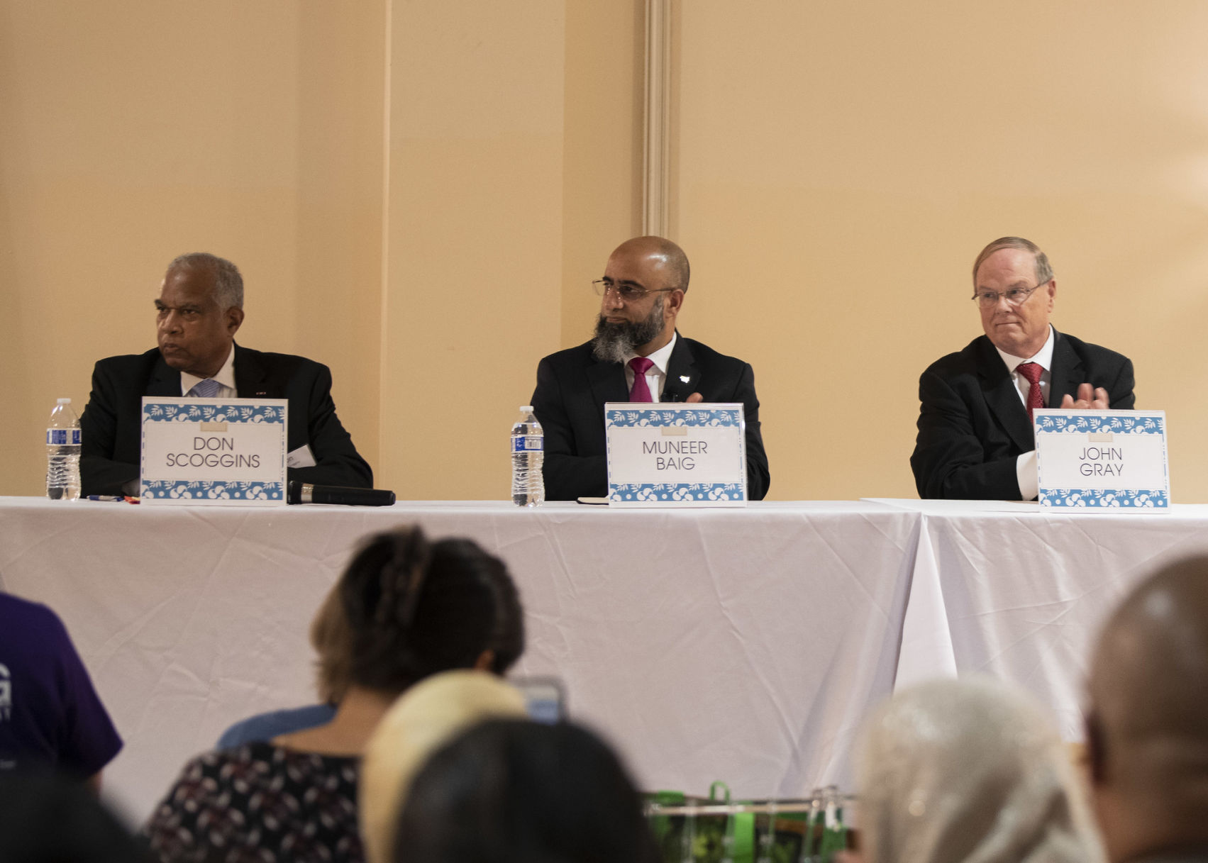 Don Scoggins, Muneer Baig and John Gray